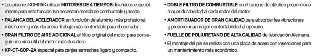 Pisones compactadores